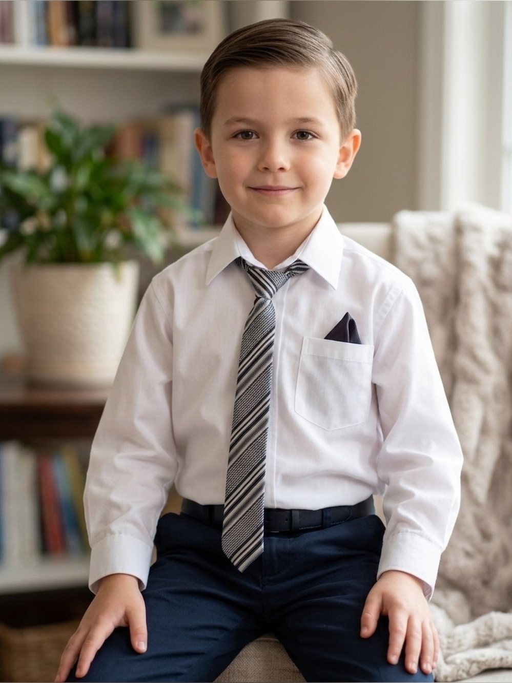 DaVinci Classic White Dress Shirt